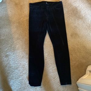 JCrew velvet leggings